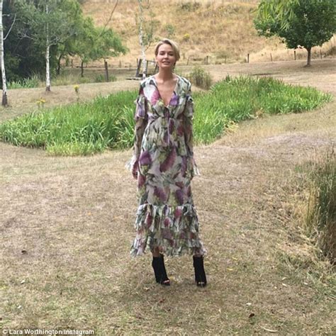 lara bingle gucci dress|Lara Bingle attends sister.